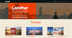 Desktop Screenshot of landtur.tur.br